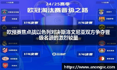 欧预赛焦点战以色列对决斯洛文尼亚双方争夺晋级名额的激烈较量
